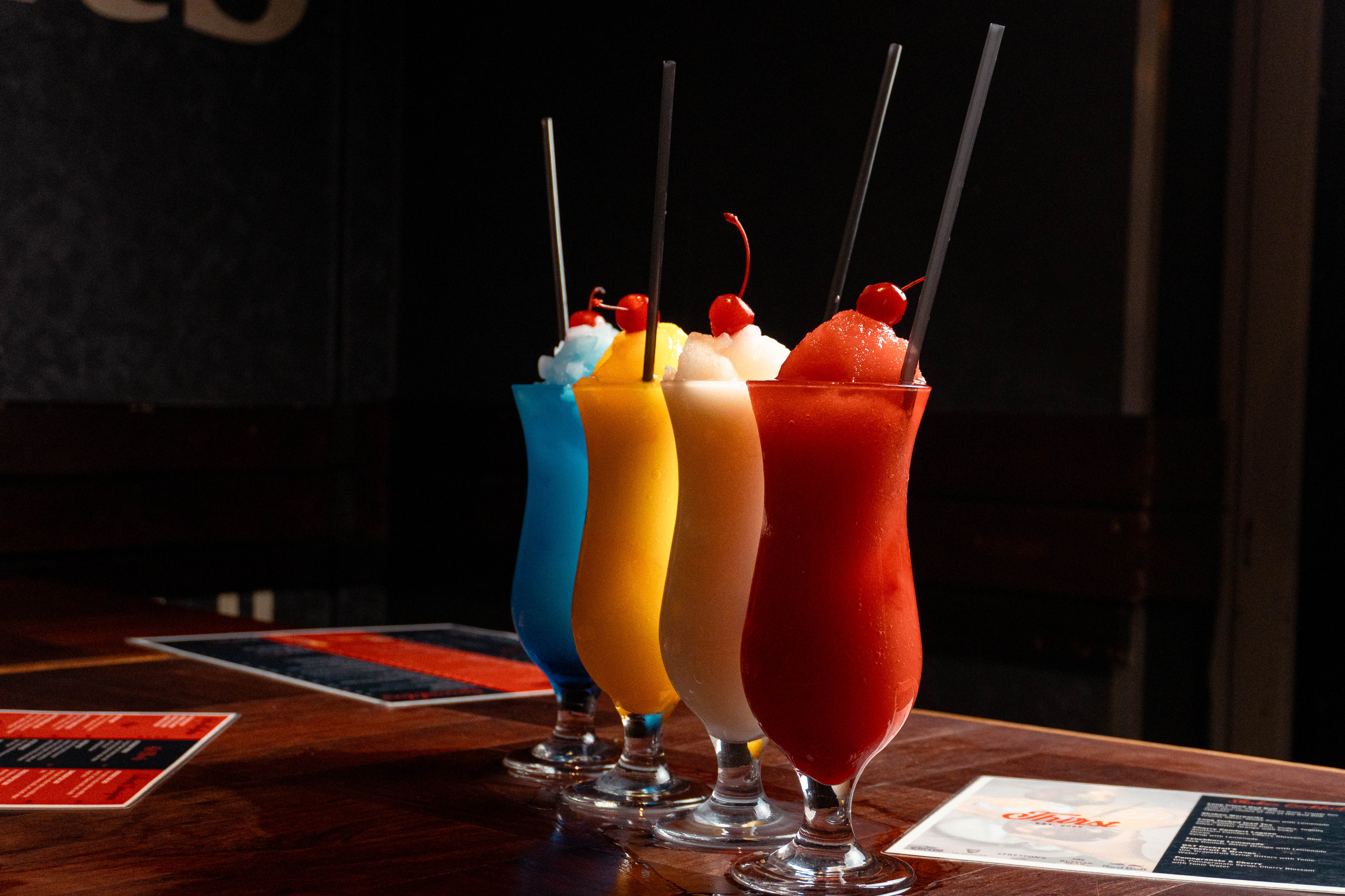 Cocktail menu